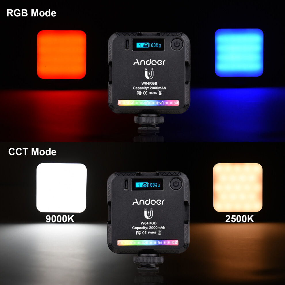 Andoer W64rgb Pocket Ing Kit Light 7340572038128
