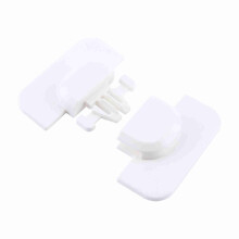 White Plastic Fridge Freezer Latch Lock