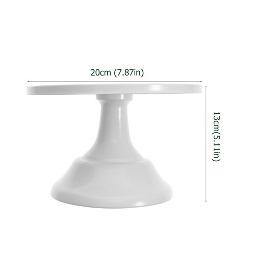 White Round Iron Cake Stand 1 Piece 1