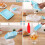Forma de gelo com tampa e compartimento para armazenamento, azul, 55 cubos 3
