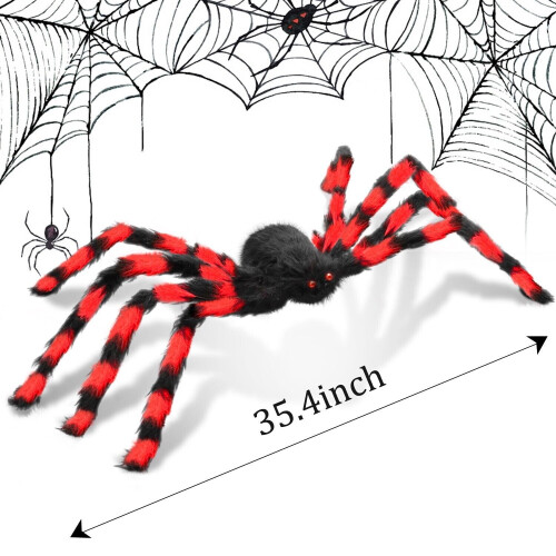 Giant Spider Decor Realistic Hairy35Inch 1