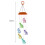 Yoone Solar Wind Chimes Waterproof Color-Changing Garden 4