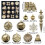 Christmas Decorations Gold Electroplated Plastic Balls 60 5