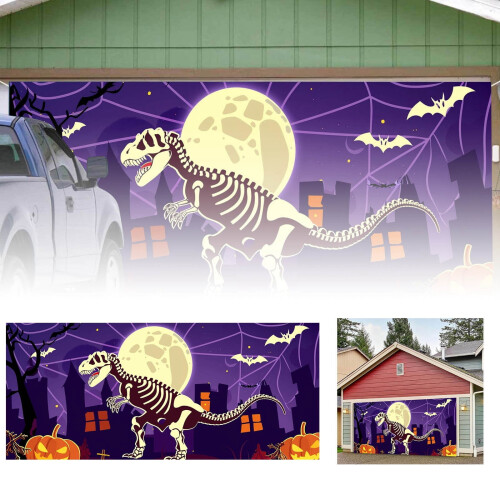 Skeleton Dragon Garage Background Cloth 1pc 1