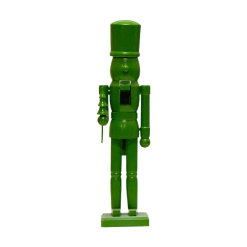 Nutcracker Figurine Christmas Decoration Statue Green 2