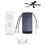 Kit de télécommande pour ventilateur de plafond avec éclairage, minuterie et vitesse 2