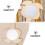 Wooden Mirror Hand Blank for DIY Vanity 5 pcs 5