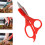 Kitchen Scissors 2-in-1 with Brush Stainless Steel 2