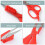 Kitchen Scissors 2-in-1 with Brush Stainless Steel 5