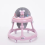 Foldable Baby Walker with Music Pink 1
