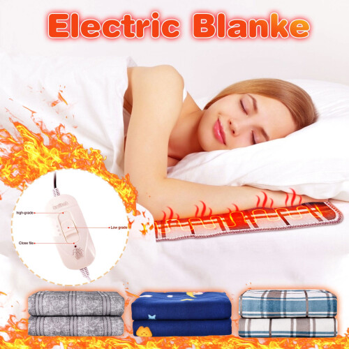 Electric Blanket Flannel Heated Winter Blanket 1