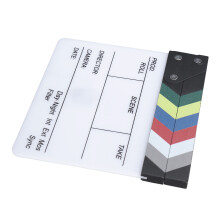 Wooden Movie Clapper Board Decor Prop