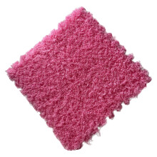 Alfombra de juegos de espuma Quinlirra rosa fucsia 11,8 x 11,8 pulgadas