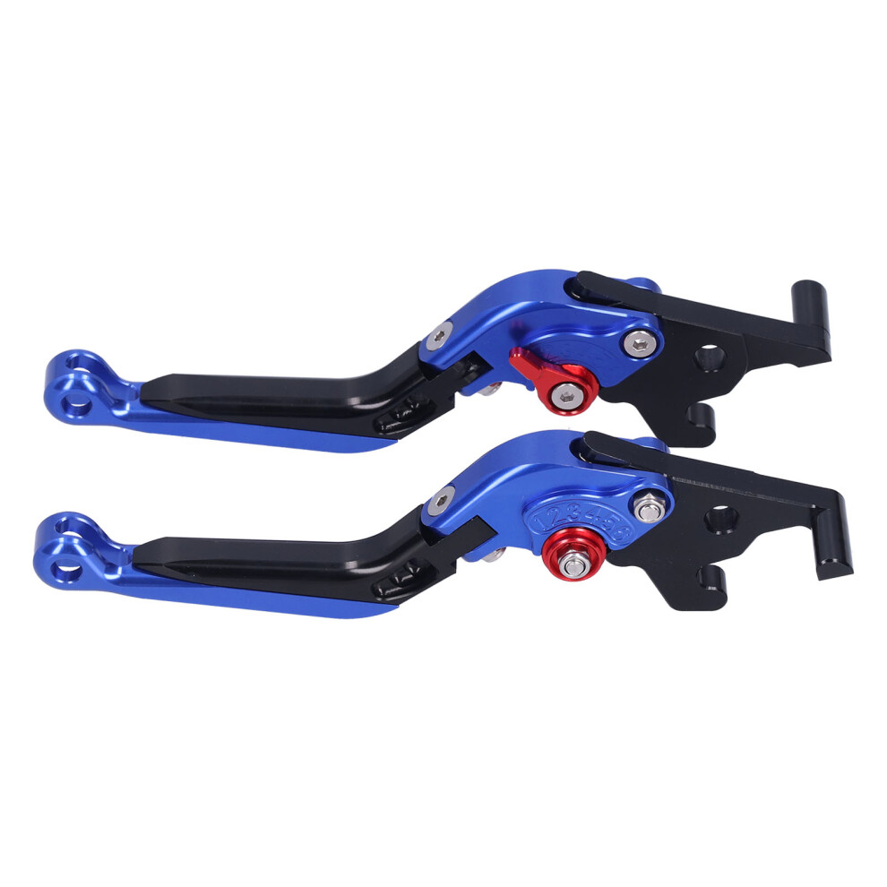 Yamaha Xmax Folding Levers Blue/Black 7340572048523