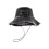 Breathable Soft Denims Fisherman Hat Sun Protecting-Black 1