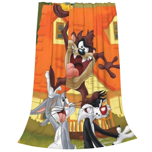 Bugs Bunny anime blanket soft flannel 60"x50" 1