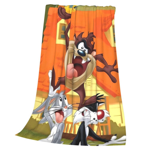 Bugs Bunny anime blanket soft flannel 60"x50" 2