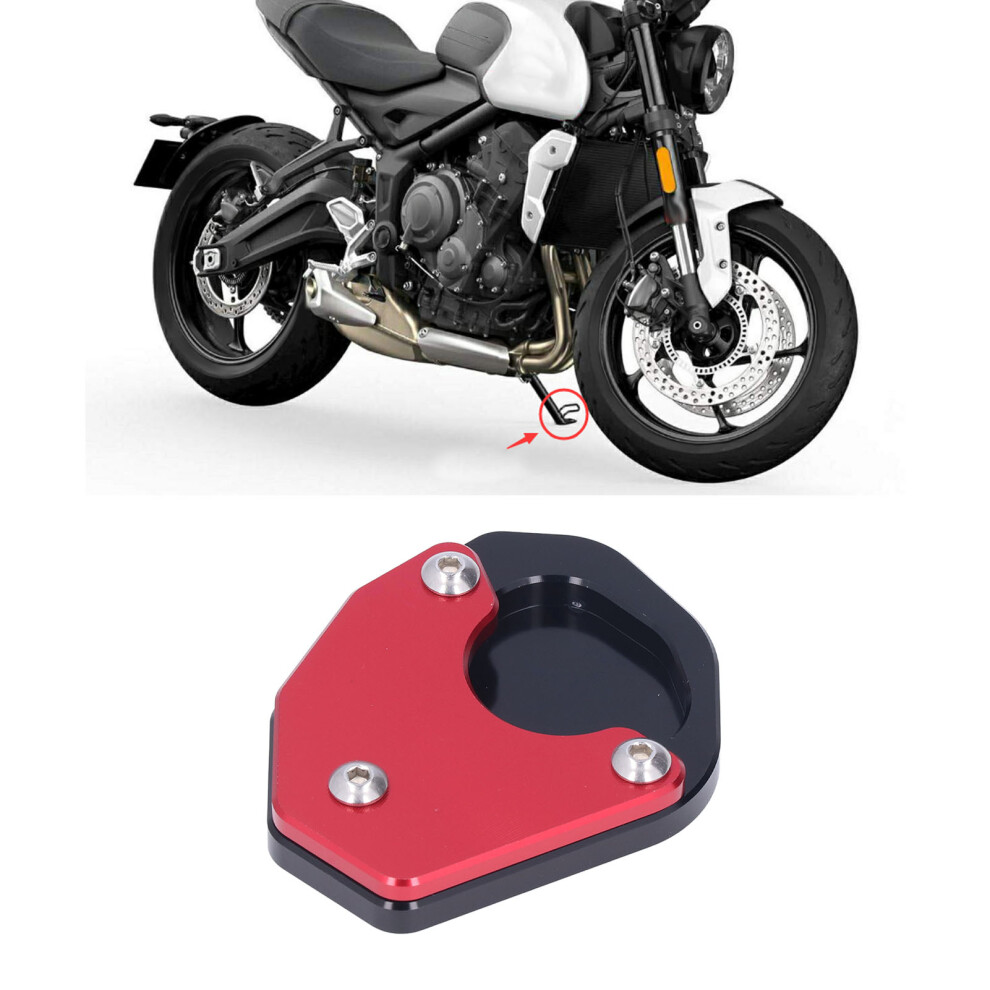 Cnc Machined Kickstand Pad For Stable Parking Red 7340572049605