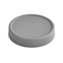 Couvercles pour bocaux Mason à large ouverture, sans revêtement, blancs, 86 mm, 1 pièce