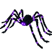 Light-Up Pluck Spider Halloween Decoration Outdoor Indoor