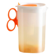 Bouilloire froide avec couvercle blanche 1,5 L, récipient à boisson écologique