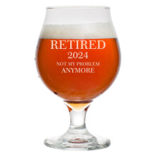 Verre tulipe à pied pour bière belge, 47 cl