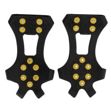Snow Ice Crampons 10 Studs Shoe Grip Set