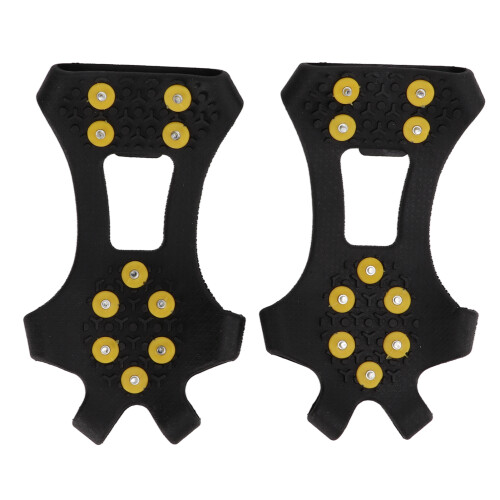 Snow Ice Crampons 10 Studs Shoe Grip Set