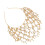 Haarkette mit glänzenden Strasssteinen, Styling-Accessoire,-Gold 1