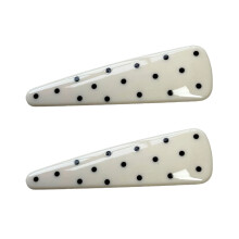 Resin Hair Clip Sweet Duckbills Clip Seamless Fashion-White B