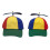 Colorful Rainbow Rotating Propeller Baseball Cap For Kids-2pics 1