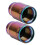 2 Pack Titanium Bike Valve Dust Caps 3