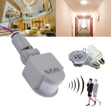 Outdoor PIR Motion Sensor Switch 220V/12V 180 Rotating