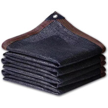 Toile d'ombrage noire, maille bloquant 90 % des UV, 1,98 m x 3,05 m