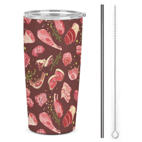 Rustfrit stål bøfmønster tumble 20 oz