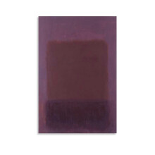 Estampe de Mark Rothko, Violet Brun, 1957, Affiche sur toile 30 x 45 cm