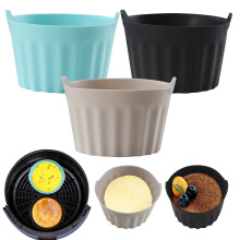 Ensemble de paniers en silicone pour friteuse à air – 1 à 3 pièces