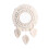 Beige Oval Cotton Rope Wall Mirror 48x25.5 in 3