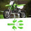 Green Motorcycle Fairing Kit 4 Models 5