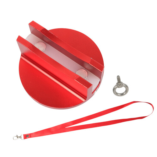 Jacks Stand Base met gleufgegroefde magnetische jacks Pad-Rood