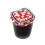 Practical Smoky Accessory With Rhinestones Trim&Secure Lid-Red 1
