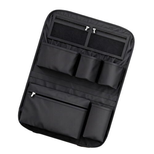 Auto Back Pockets Multifunctional Backseat Storage Pocket-Black