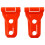 Pair ABS Hood Hinge Set Easy Installation DIY-Orange 1
