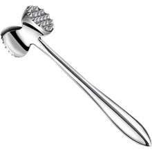 Martillo ablandador de carne de acero inoxidable 304, doble cara, 250 g