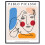 Affiche murale abstraite de Picasso 40 x 60 cm 1