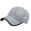 Vented Design Unisex Sport Hat Mesh Cap Lightweight-Light Gray 1