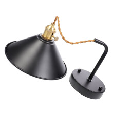 Lampe décorative en fer forgé pour chevet ou balcon (1 pièce)