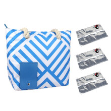 Sac isotherme Poaug pour conserver les aliments, portable, pour la plage ou le camping.