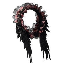 Trendy Gothic Angel Wing Headband Headpiece For Parties And-A