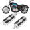 Fußpedale Motorrad Paar verchromt einstellbar 10mm 1